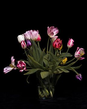 Un bouquet de tulipes fleuries