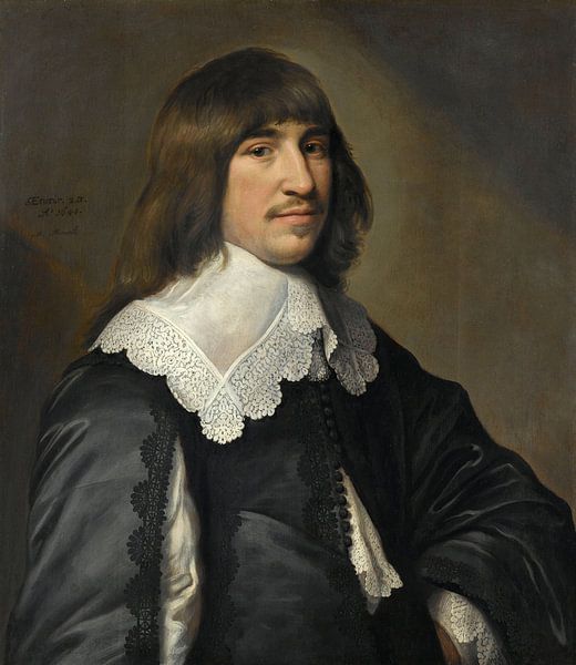 Portret van Henrick Hooft, Michiel Jansz. van Mierevelt van Meesterlijcke Meesters