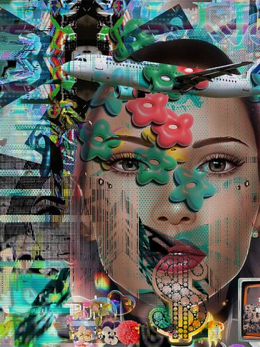 Vliegtuig in de lucht