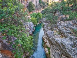 Top View Of The Flowing River Yazili Canyon by Nature Life Ambience