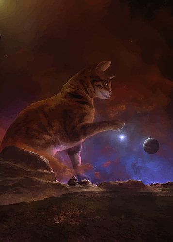 Whiskers and Wonder Cute Funny Cat