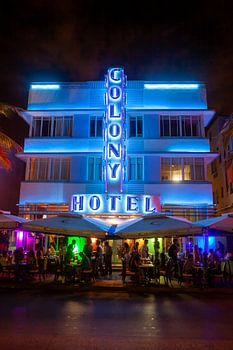 Miami Beach - Nachts am Ocean Drive