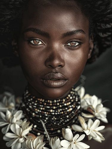 Portrait d'une femme africaine