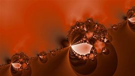 red fractal abstract background by Markus Gann