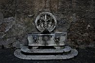 Donkere fontein in Rome van Floortje Mink thumbnail