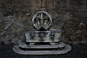 Dunkler Brunnen in Rom von Floortje Mink