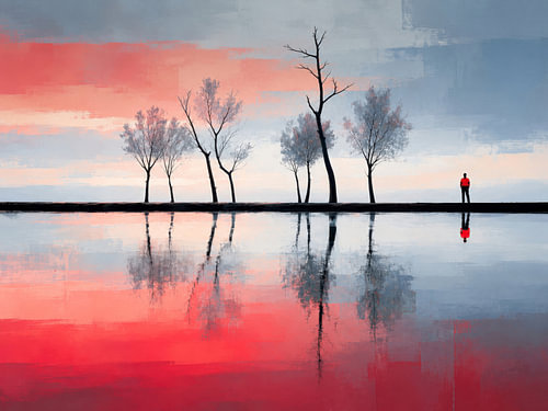 Quiet Shore – Between Light and Reflection