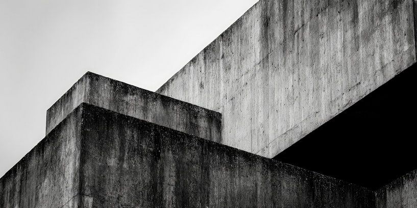 Brutalistische Perspektive von Vlindertuin-Art