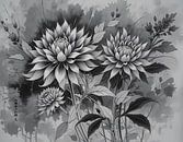 Monochrome bloei van Artistic thumbnail