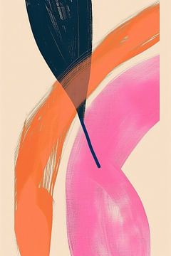 Eenvoudig abstract werk van Modern Collection