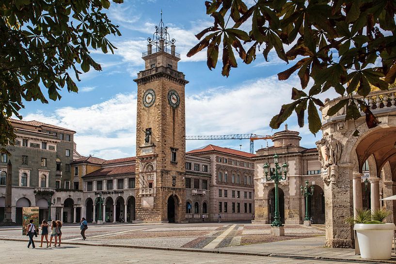 Stadtbild Bergamo von Rob Boon