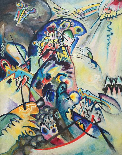 Blue Crest, Wassily Kandinsky by All the Masters