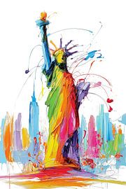 Abstract Statue of Liberty