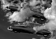 Citroën DS vlucht in de wolken van aRi F. Huber thumbnail