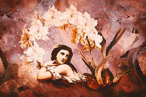 Orchideenfrau