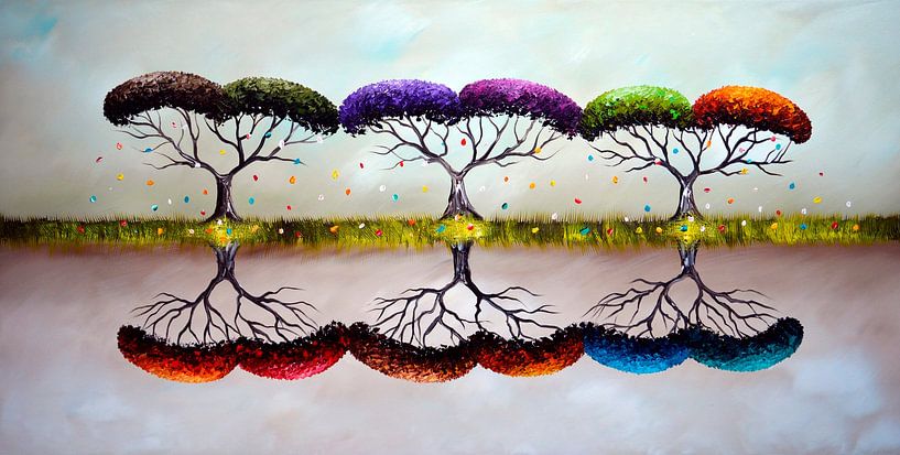 Change of Seasons by Gena Theheartofart