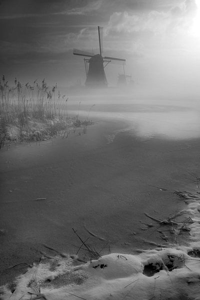 Windmolens Kinderdijk 02 van Ruud Peters