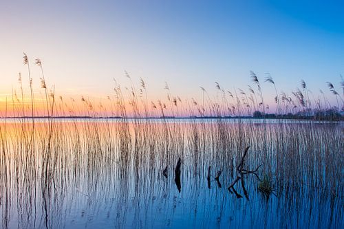 Coucher de soleil sur la Belterwijde