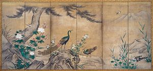 Kanu Shoei. Vögel, Bäume und Blumen