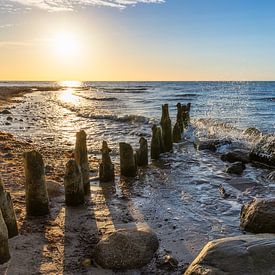 Sonnenuntergang am Ostseestrand von Daniela Beyer