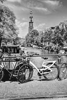 Westerkerk Prinsengracht Amsterdam Black and White