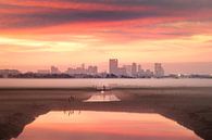 Sonnenaufgang in der Skyline von Rotterdam von Claire Droppert Miniaturansicht