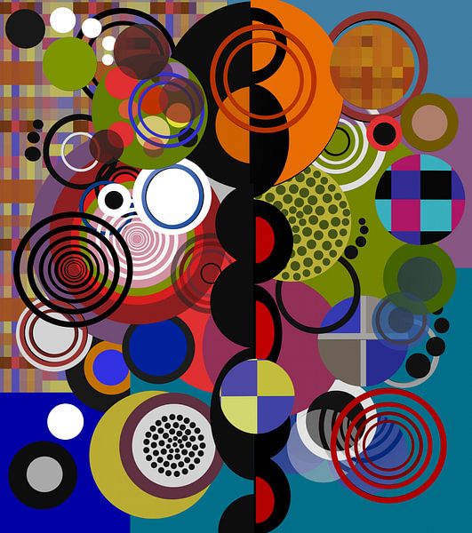Abstract composition 137 by Angel Estevez