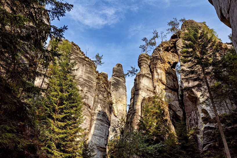 Die Weckelsdorfer Felsenstadt bei Aderbach von Roland Brack