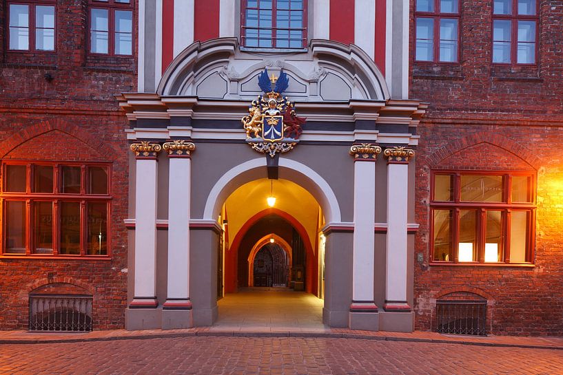 City Hall, Entrance, Stralsund, Mecklenburg-Western Pomerania by Torsten Krüger