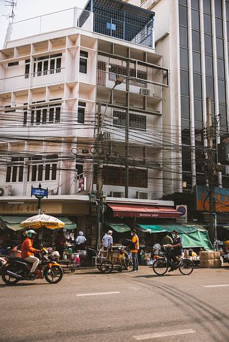 Het Levendige Straatleven van Bangkok: Een Dynamische Stedelijke Symfonie