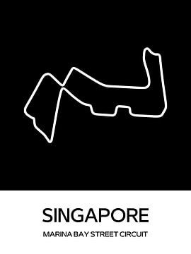 Singapore Marina Bay Circuit van Milky Fine Art