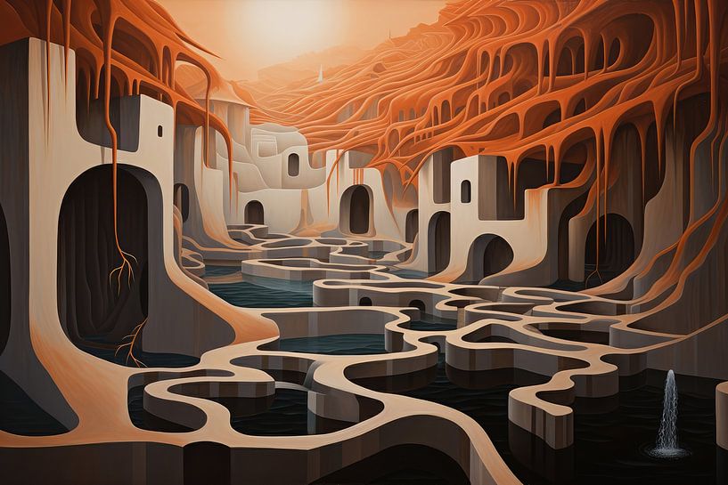 Landscape abstract and bizarre by Art Bizarre