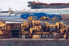 Ships in the Waalhaven Rotterdam by scheepskijkerhavenfotografie