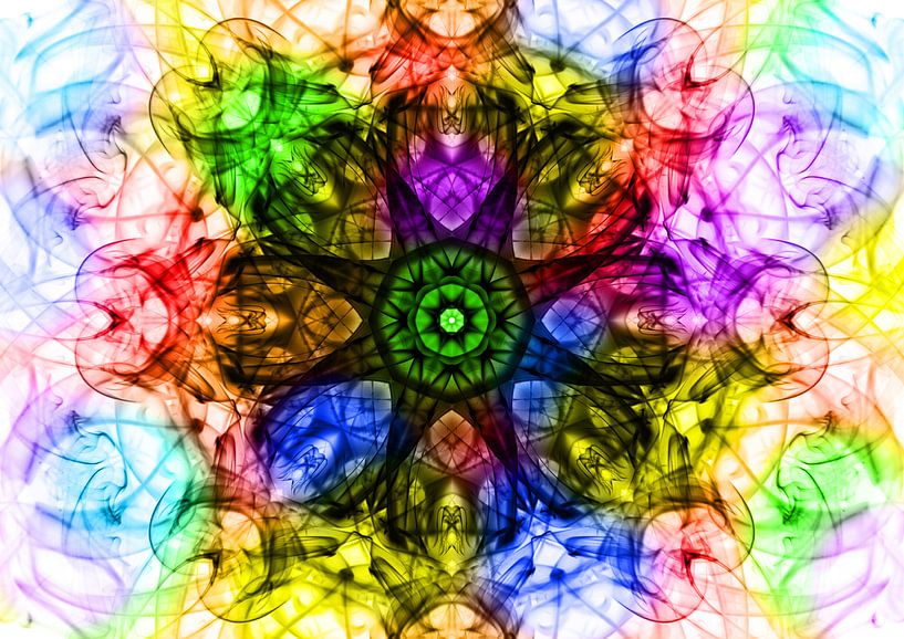 Smoke Art - Meerkleuren wiel par LYSVIK PHOTOS