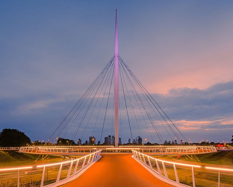Sunset at the Hovenring by Henk Meijer Photography