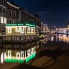 Avondklok in Amsterdam - Rokin Amsterdam van Renzo Gerritsen