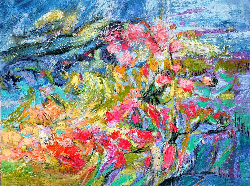 Expressionistisch Buntes Abstraktes von Dorothy Fagan