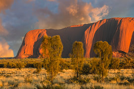 Dramatische zonsondergang in de outback van Markus Lange