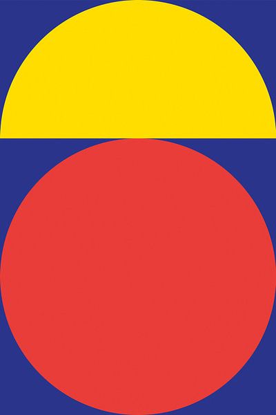 Minimalistische geometrie nr. 9 van Pascal Deckarm