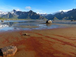 Beach at the Lofoten Islands sur Mirakels Kiekje