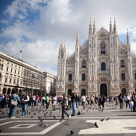 Dom in Milaan, Italie van Kees van Dun