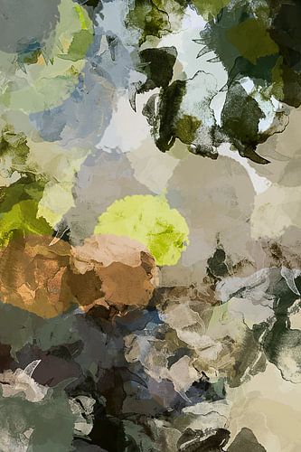 Botanische schittering. Abstract landschap. Dietro casa.