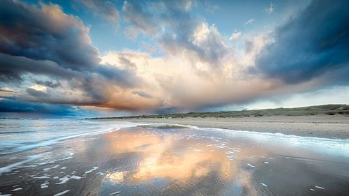 coastal landscape in autumn by eric van der eijk