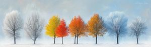 Einziger Baum im Panorama