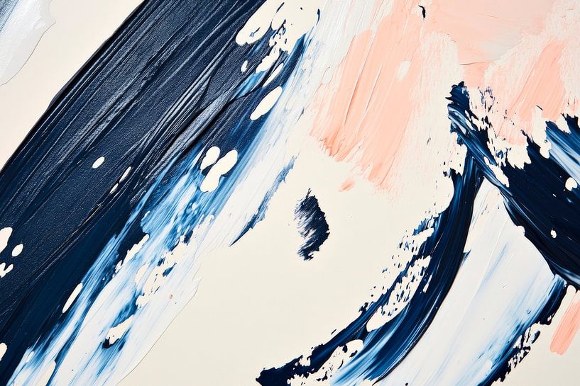 Jeu de couleurs des vagues de la mer par Poster Art Shop