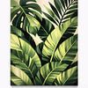 Tropical Botanical Leaves Illustration by Dodik Hariyono