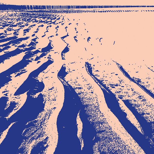 Suna - Sandmuster Grafikdruck von Buro JEB ~ Studio NotARTificial