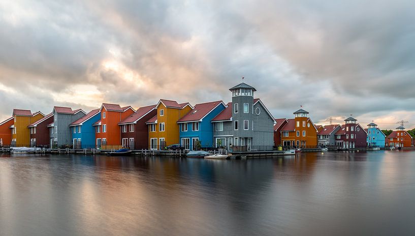 Sunset in the Groningen Reitdiephaven. by Claudio Duarte