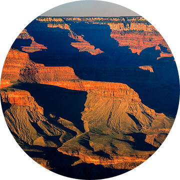 Zonsondergang Grand Canyon National Park van Henk Meijer Photography