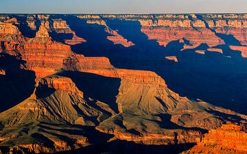 Zonsondergang Grand Canyon National Park van Henk Meijer Photography
